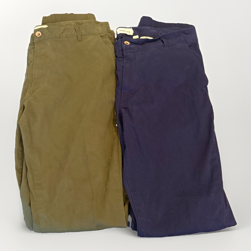 Lot Of 2 Taylor Stitch The Chino Pants Mens 35